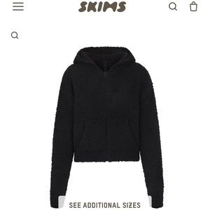 SKIMS cozy knit hoodie!